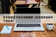 分手后放不下该不该挽回呢（分手后实在放不下怎么办）