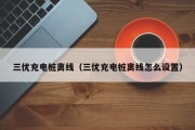 三优充电桩离线（三优充电桩离线怎么设置）